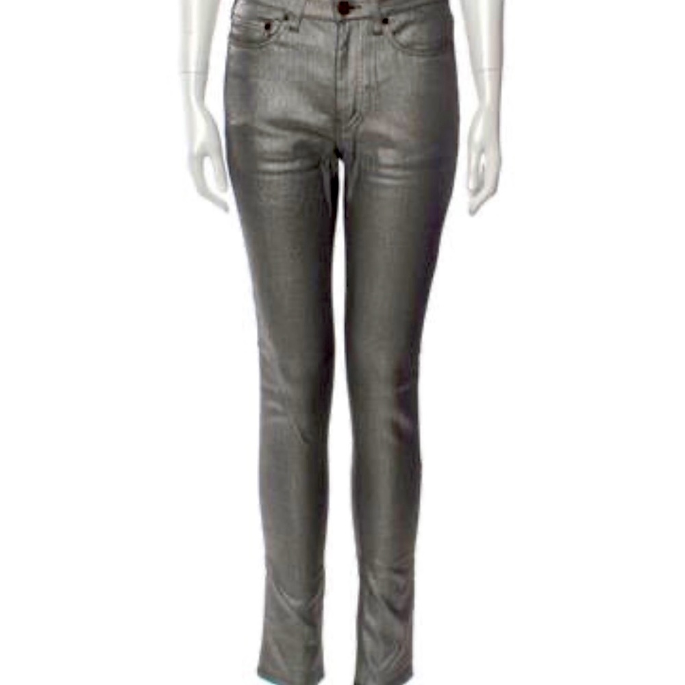 Saint Laurent Paris Skinny Leg Pants Size 28 - Picture 1 of 17